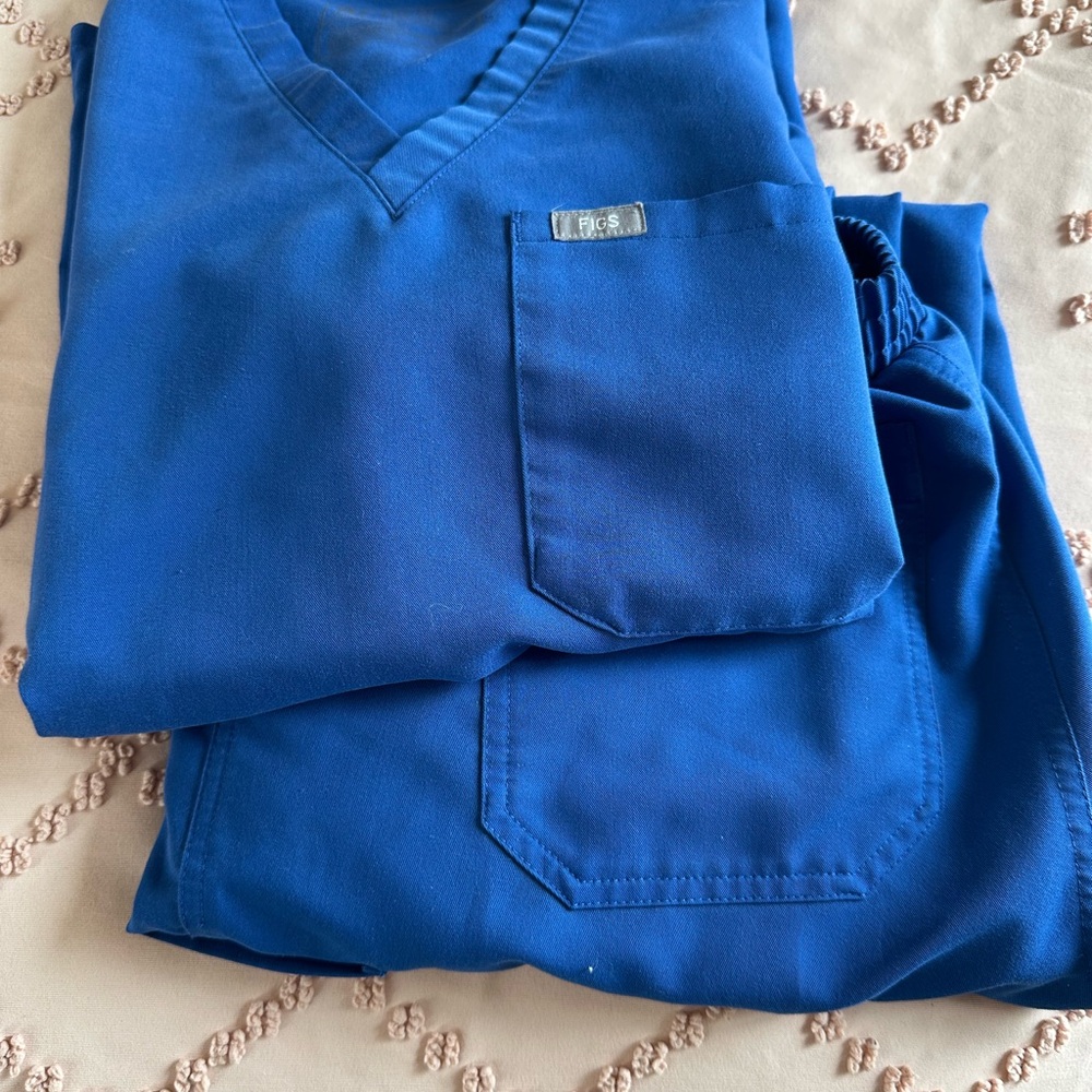 Women’s Figs Set - Royal Blue